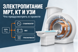 Электропитание МРТ, КТ и УЗИ: стабилизатор, ИБП, разделительный трансформатор или комплексная система