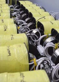 Coil-processing site: production of transformers